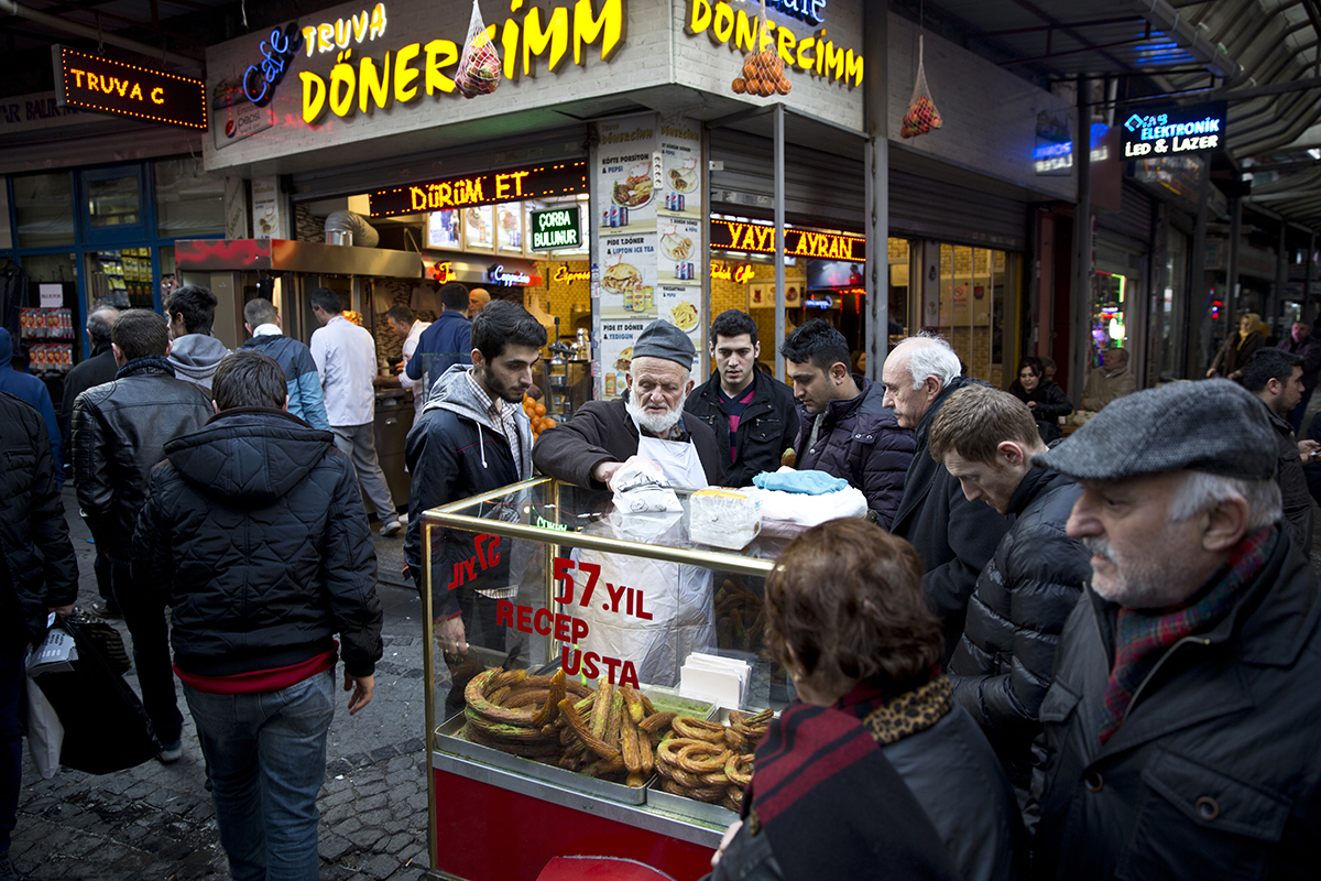 #29 —Eminönü, Tahtakale - Master confectioner Recep has plied his trade for 57 years.