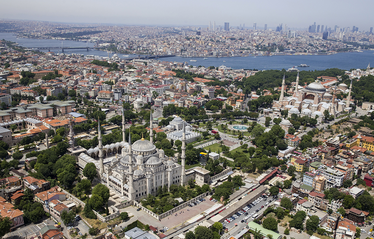 Day 171 —Sultanahmet - 
The Blue Mosque and Haghia Sophia. 

