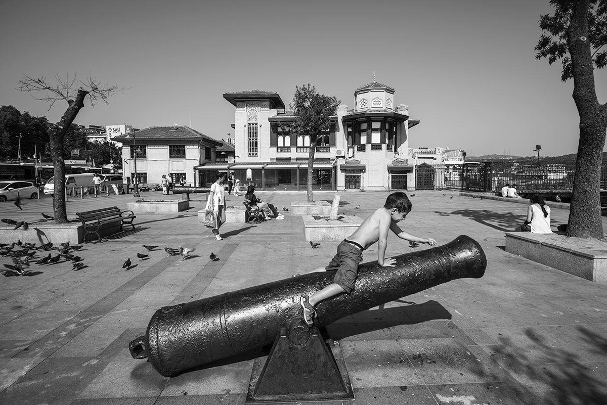 Day 175 —Beşiktaş - 
The historical cast-iron cannon.
