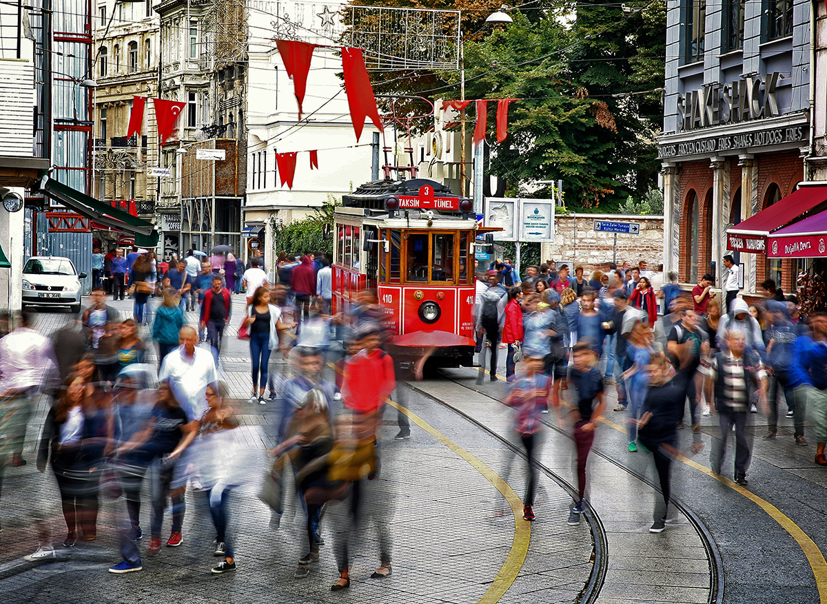 #265 —Beyoğlu -
The iconic tram of İstiklal Street. 
